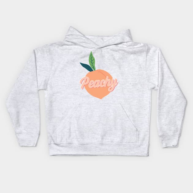 Peachy Kids Hoodie by SouthPrints